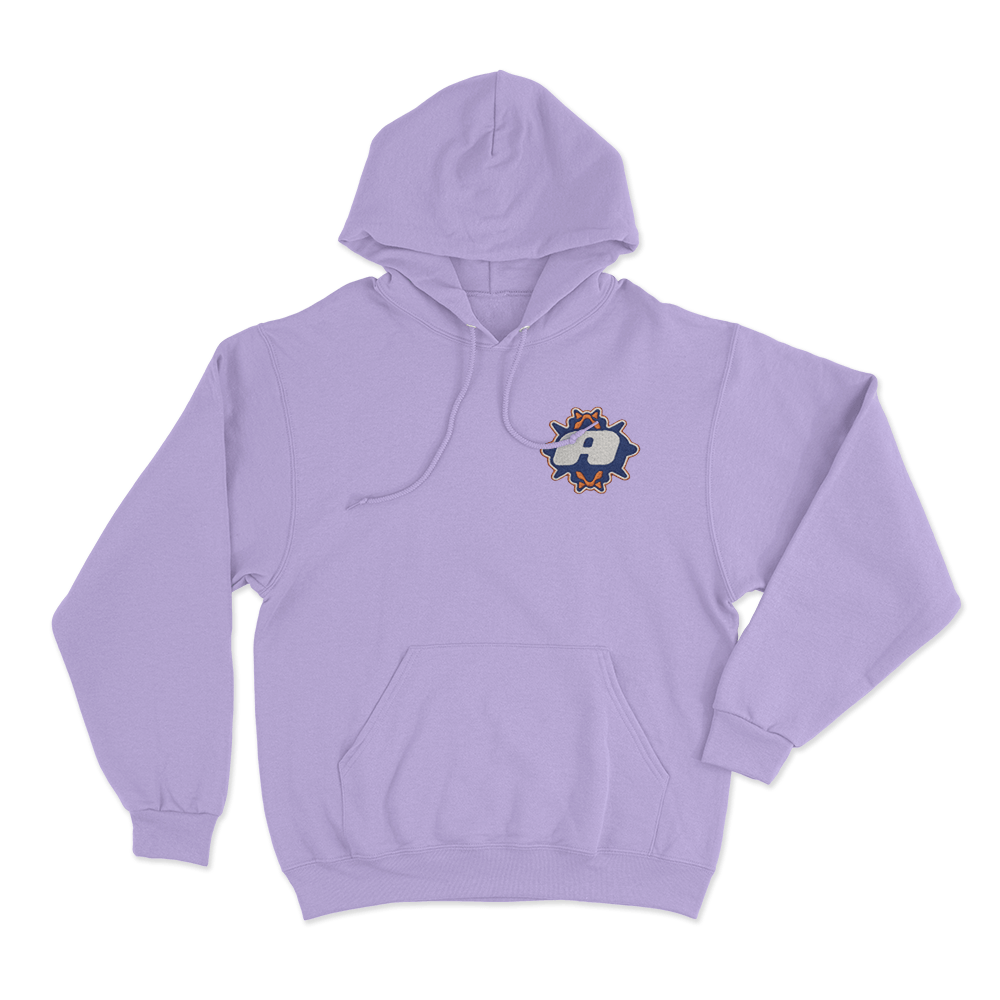 Athletic Badge Hoodie Purple Athletic Badge Hoodie Purple