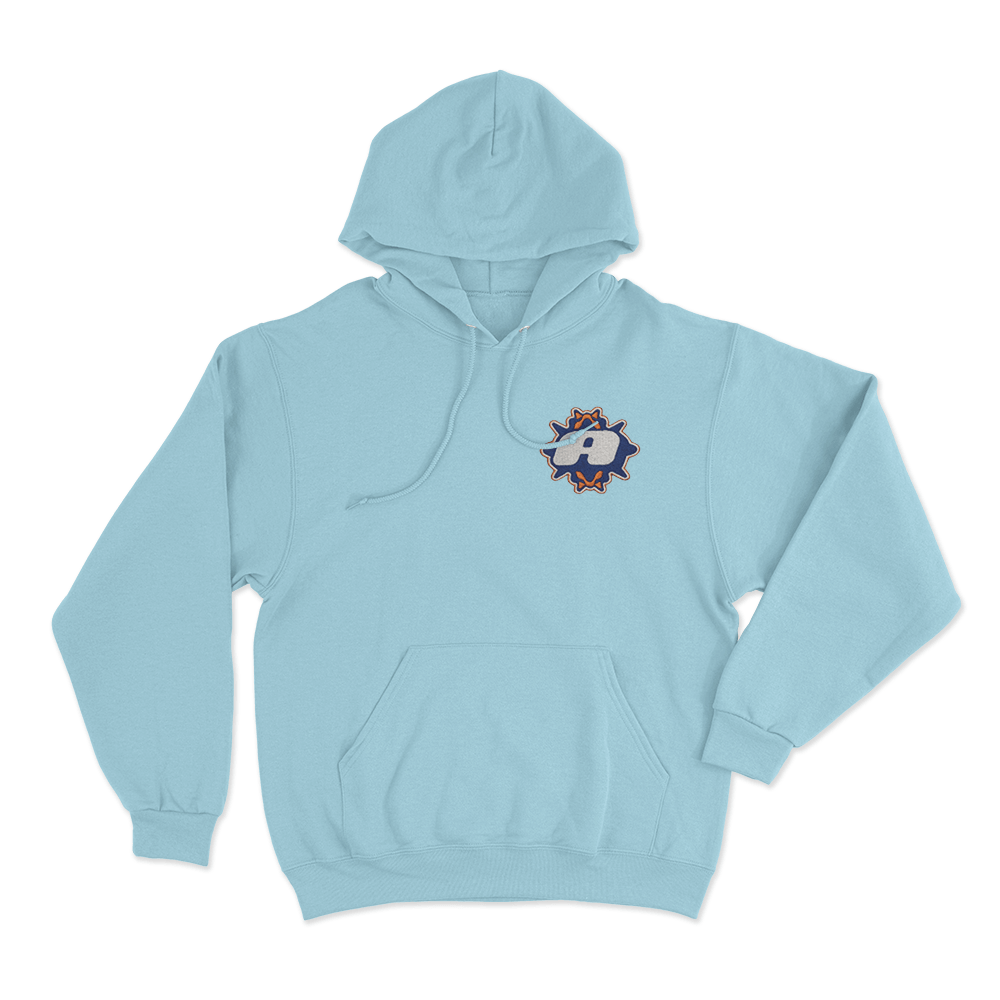 Athletic Badge Hoodie Sky Blue Athletic Badge Hoodie Sky Blue