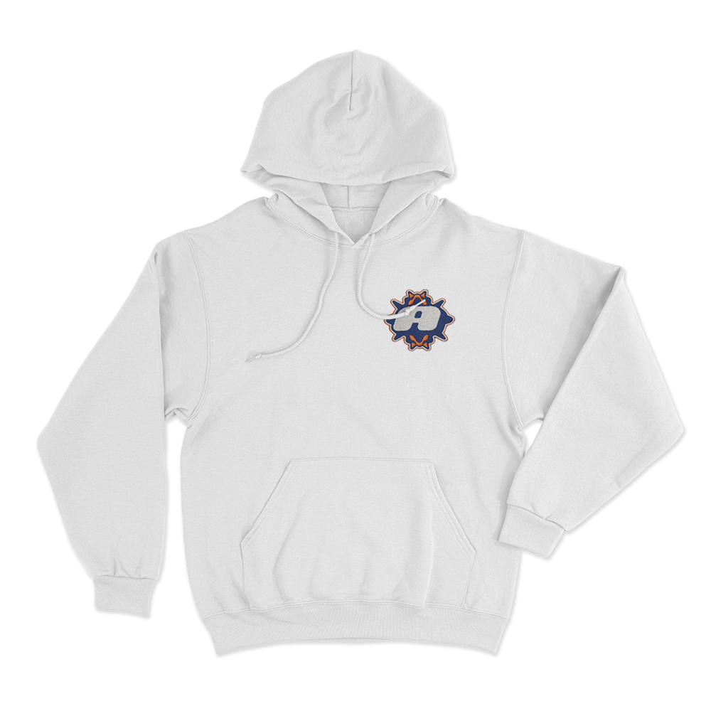 Athletic Badge Hoodie White Athletic Badge Hoodie White