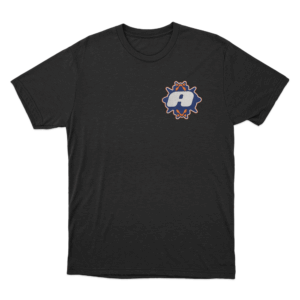 Athletic Badge T Shirt Black