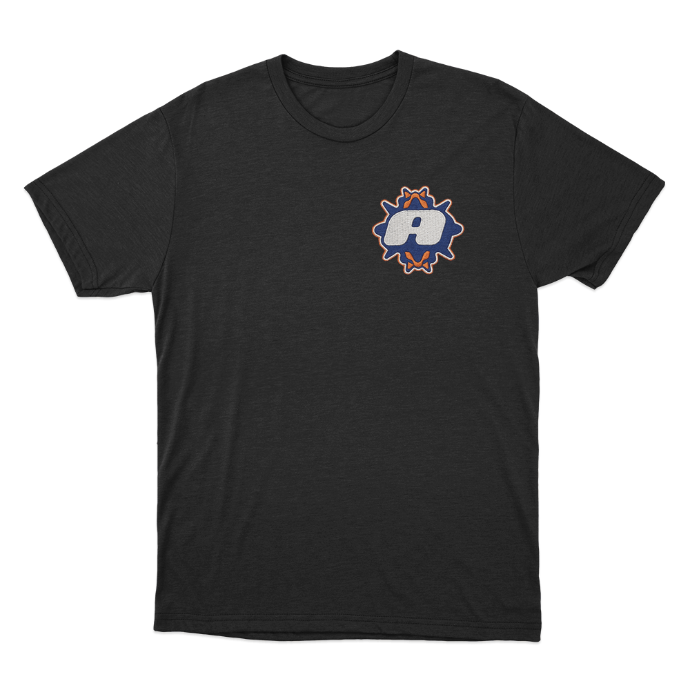 Athletic Badge T Shirt Black Athletic Badge T Shirt Black
