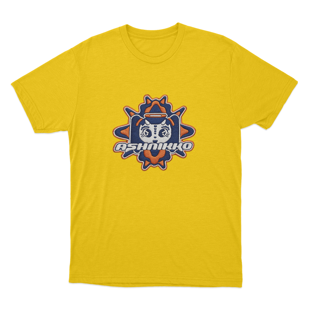 Cartoon Badge T Shirt Yellow Cartoon Badge T Shirt Yellow