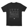 Lyric Typography T Shirt Black