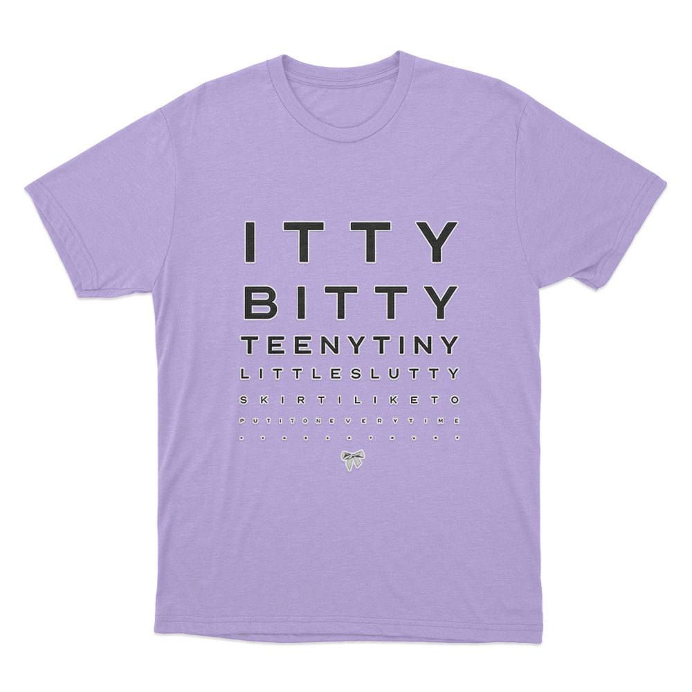 Lyric Typography T Shirt Purple Lyric Typography T Shirt Purple