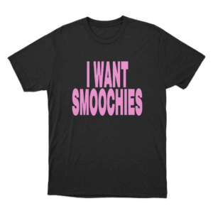Pink Slogan T Shirt Black