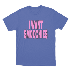 Pink Slogan T Shirt Blue
