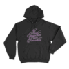 Script Text Hoodie Black