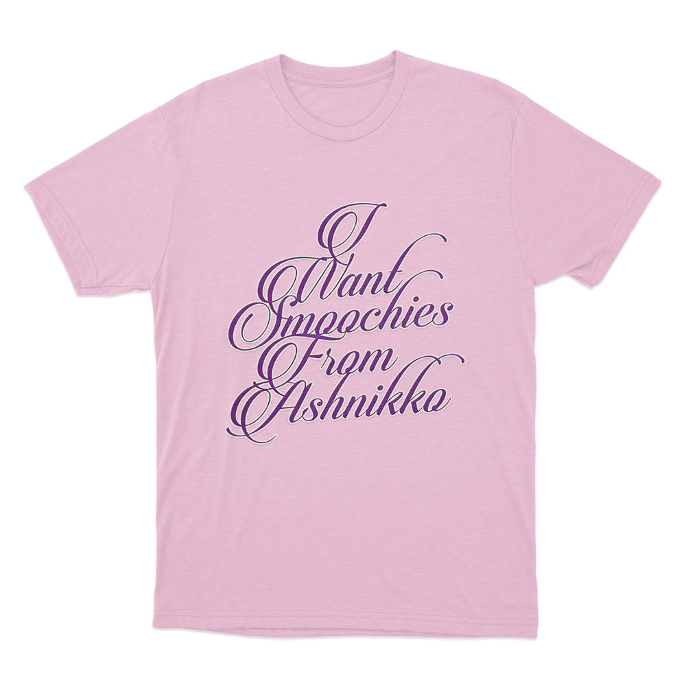 Script Text T Shirt Pink Script Text T Shirt Pink