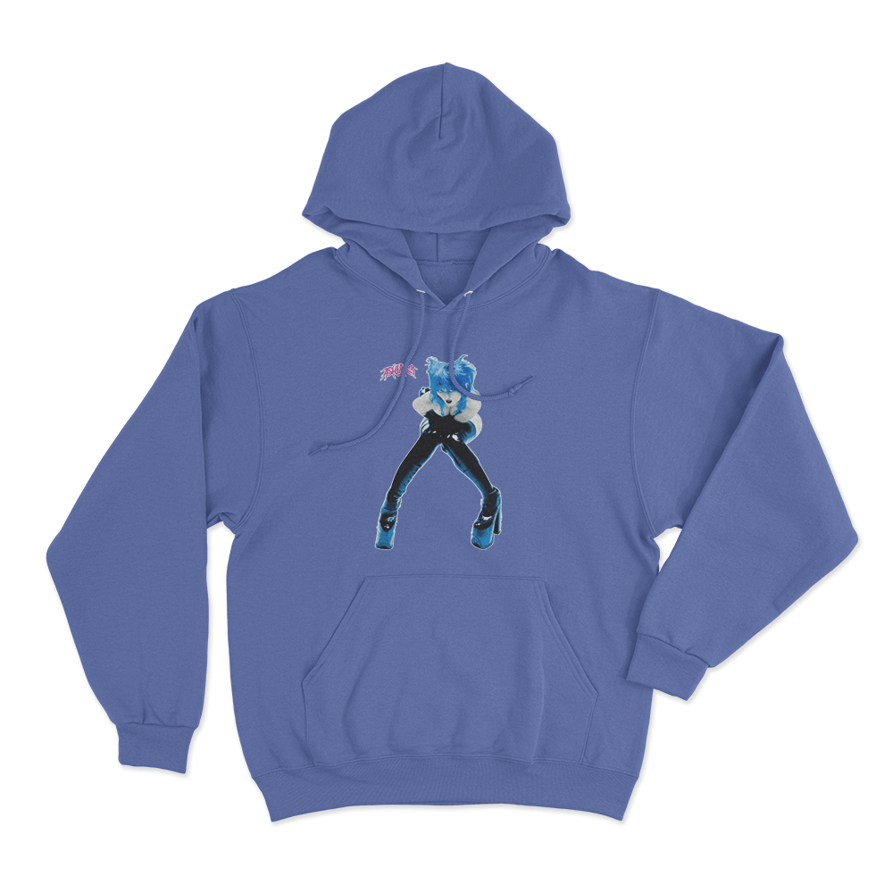 Stage Figure Hoodie Blue Stage Figure Hoodie Blue