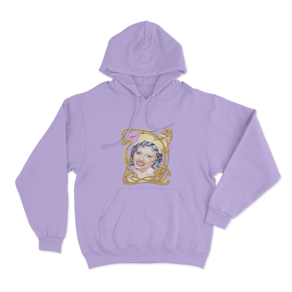Vintage Portrait Hoodie Purple Vintage Portrait Hoodie Purple