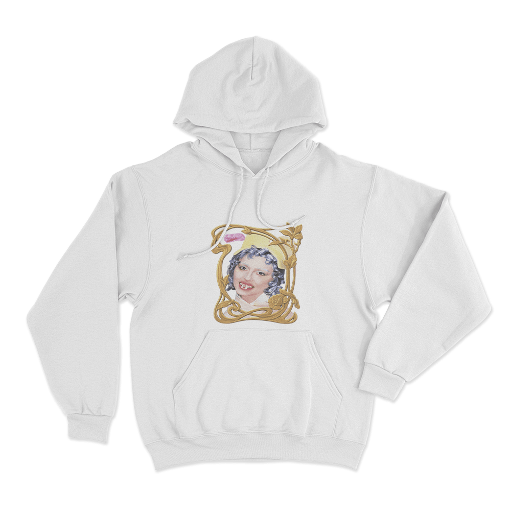 Vintage Portrait Hoodie White Vintage Portrait Hoodie White